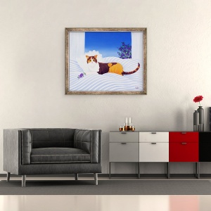 Tablou inramat - Magdolna Ban - Iubit, 50 x 60 cm - Img 2