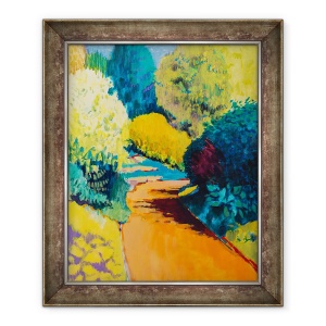 Tablou inramat - Marco Cazzulini - Calea portocalie, 50 x 60 cm