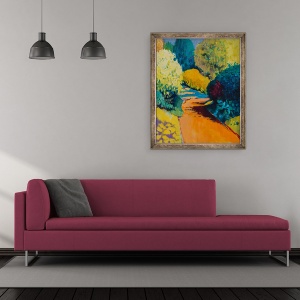 Tablou inramat - Marco Cazzulini - Calea portocalie, 50 x 60 cm - Img 2