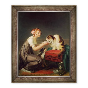 Tablou inramat - Marguerite Gerard - Masa de pranz a pisicii, 50 x 60 cm
