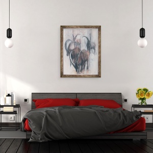 Tablou inramat - Mark Adlington - Stambecchi in Estate, 60 x 80 cm - Img 3