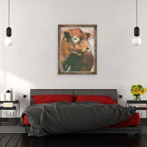 Tablou inramat - Mark Adlington - Taur II, 60 x 80 cm - Img 3