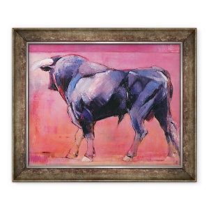 Tablou inramat - Mark Adlington - Toro Azul, 70 x 85 cm