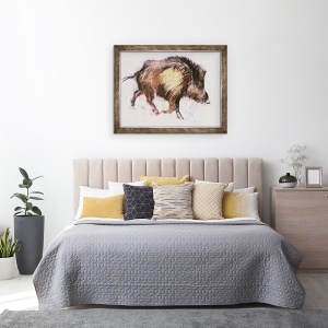 Tablou inramat - Mark Adlington - Trotting mistret, 60 x 80 cm - Img 3