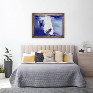 Tablou inramat - Mark Adlington - Urs subacvatic, 60 x 80 cm - Img 3