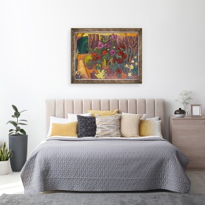 Tablou inramat - Marta Martonfi-Benke - Gradina Mamei II, 60 x 80 cm - Img 3