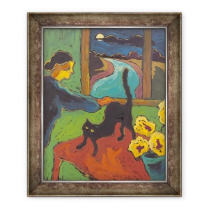 Tablou inramat - Marta Martonfi-Benke - Luna Plina, 50 x 60 cm
