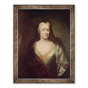 Tablou inramat - Martin II Mytens - Contesa Fuchs, guvernanta Mariei Tereza, 60 x 80 cm