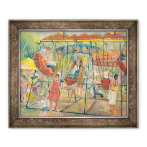 Tablou inramat - Mary Kuper - Barci swing, 70 x 85 cm