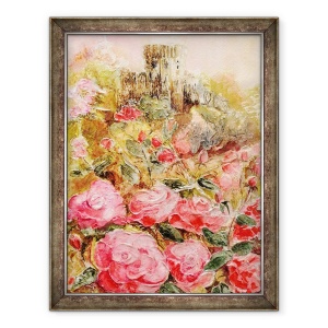 Tablou inramat - Mary Smith - Trandafiri in gradina Windsor, 60 x 80 cm