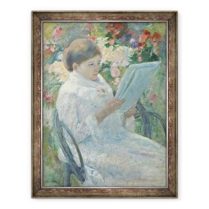 Tablou inramat - Mary Stevenson Cassatt - Pe un balcon, 60 x 80 cm