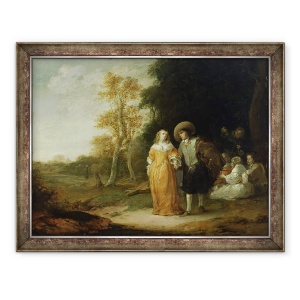 Tablou inramat - Matthias Scheits - Facand o plimbare, 70 x 90 cm