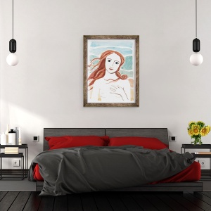 Tablou inramat - Megan Moore - Afrodita, 60 x 80 cm - Img 3