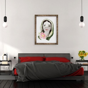 Tablou inramat - Megan Moore - Anais Nin, 60 x 80 cm - Img 3
