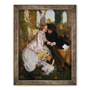 Tablou inramat - Michael Frederick Halliday - Masura pentru inelul de nunta, 70 x 90 cm