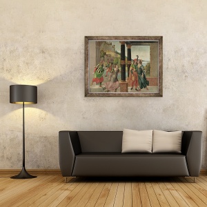 Tablou inramat - Michelle da Verona - Brutus si Portia I, 70 x 90 cm - Img 2