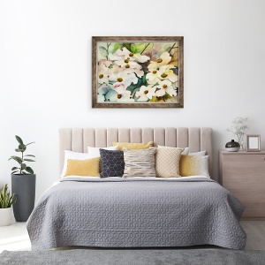 Tablou inramat - Neela Pushparaj - Dogwood, 60 x 80 cm - Img 3
