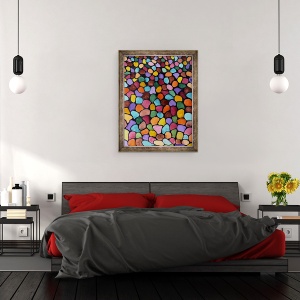 Tablou inramat - Neela Pushparaj - Kwanza, 60 x 80 cm - Img 3
