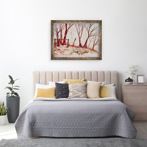 Tablou inramat - Neela Pushparaj - Umbra Copaci, 70 x 90 cm - Img 3