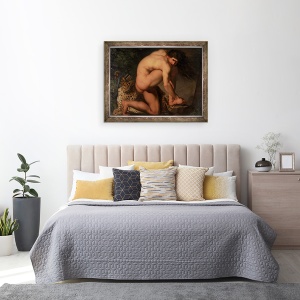 Tablou inramat - Nicolai Abraham Abildgaard - Philoctetes Ranit, 70 x 90 cm - Img 3