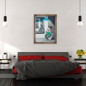 Tablou inramat - Ophelia Redpath - Little Red Dot, 70 x 90 cm - Img 3