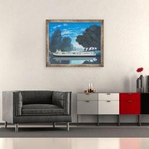 Tablou inramat - Ophelia Redpath - Raul deschis, 50 x 60 cm - Img 2