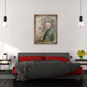 Tablou inramat - Paul Cezanne - Autoportret I, 60 x 80 cm - Img 3