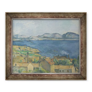 Tablou inramat - Paul Cezanne - Golful Marsilia, vazut de la LEstaque, 70 x 85 cm
