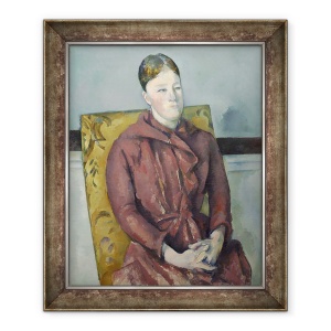 Tablou inramat - Paul Cezanne - Madame Cézanne intr-un scaun galben, 50 x 60 cm