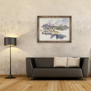 Tablou inramat - Paul Cezanne - Muntele Sainte-Victoire I, 70 x 90 cm - Img 2