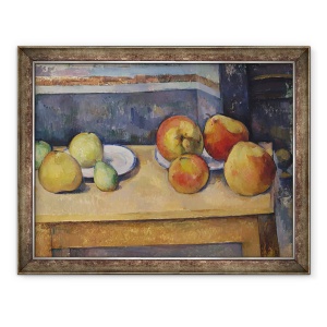 Tablou inramat - Paul Cezanne - Natura moarta cu mere si pere, 70 x 90 cm
