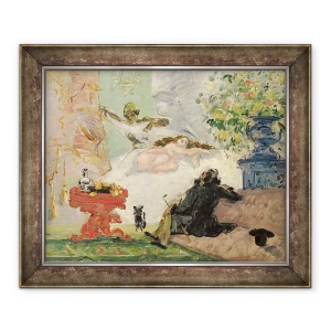 Tablou inramat - Paul Cezanne - O Olympia moderna, 50 x 60 cm