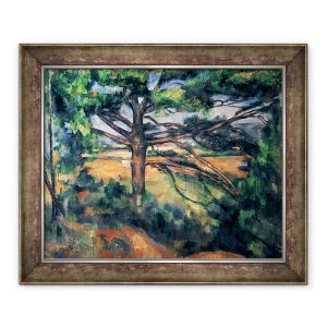 Tablou inramat - Paul Cezanne - Pinul Mare, 50 x 60 cm