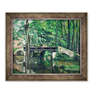 Tablou inramat - Paul Cezanne - Podul de la Maincy, sau Podul de la Mennecy, sau Little Bridge, 50 x 60 cm