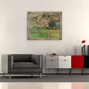 Tablou inramat - Paul Cezanne - Schitul de la Pontoise, 50 x 60 cm - Img 2