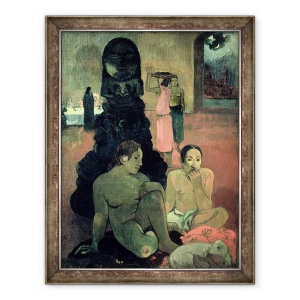 Tablou inramat - Paul Gauguin - Marele Buddha, 70 x 90 cm