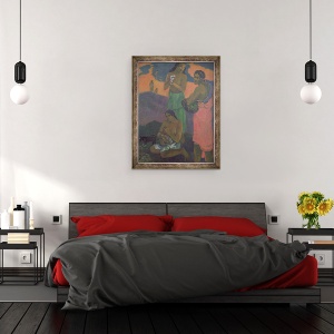 Tablou inramat - Paul Gauguin - Maternitate, sau trei femei pe malul marii, 60 x 80 cm - Img 3