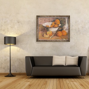 Tablou inramat - Paul Gauguin - Natura moarta cu portocale, 70 x 90 cm - Img 2