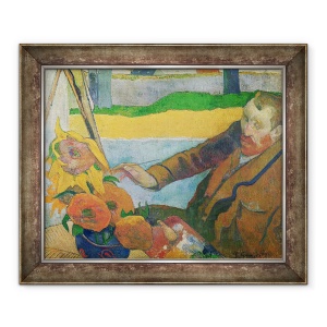 Tablou inramat - Paul Gauguin - Van Gogh pictura Floarea-soarelui, 50 x 60 cm