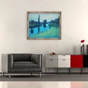 Tablou inramat - Paul Powis - Nocturne III, 50 x 60 cm - Img 2
