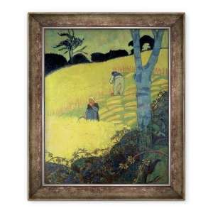 Tablou inramat - Paul Serusier - Recolta scena, 50 x 60 cm