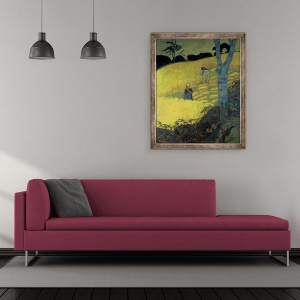 Tablou inramat - Paul Serusier - Recolta scena, 50 x 60 cm - Img 2