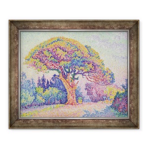 Tablou inramat - Paul Signac - Pinul de la St Tropez, 50 x 60 cm