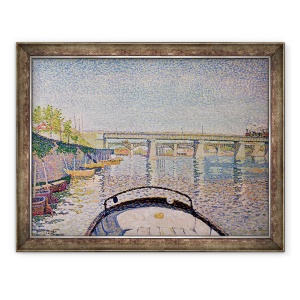 Tablou inramat - Paul Signac - Podul de la Asnieres, 60 x 80 cm
