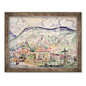 Tablou inramat - Paul Signac - Saint-Julien-Beauchêne, 70 x 90 cm