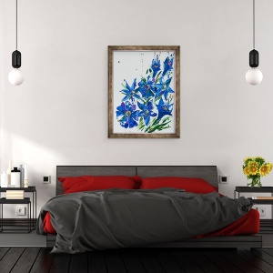 Tablou inramat - Penny Warden - Floare III, 70 x 90 cm - Img 3