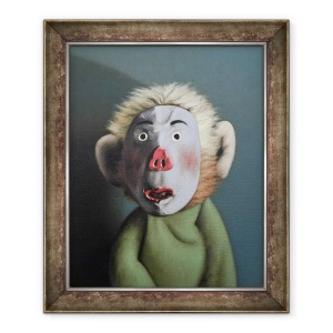 Tablou inramat - Peter Jones - Maimuta in masca de porc, 2005, 50 x 60 cm