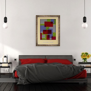 Tablou inramat - Peter McClure - OVERLAY.86, 60 x 80 cm - Img 3