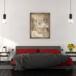 Tablou inramat - Peter Paul Rubens - Depunerea lui Hristos in mormant, 60 x 80 cm - Img 3