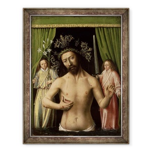 Tablou inramat - Petrus Christus - Hristos ca Omul Durerilor, 60 x 80 cm